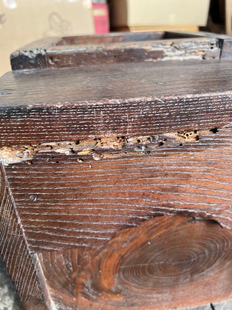 【希少・時代物】銭箱 鍵付き　骨董 古道具 アンティーク