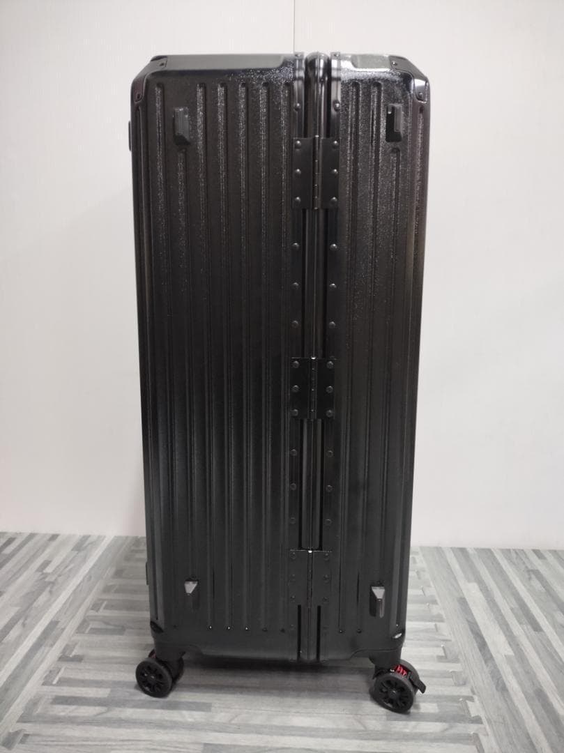 [GGQAAA]トロリースーツケース 女性出張 留学用 Lサイズ (Black)