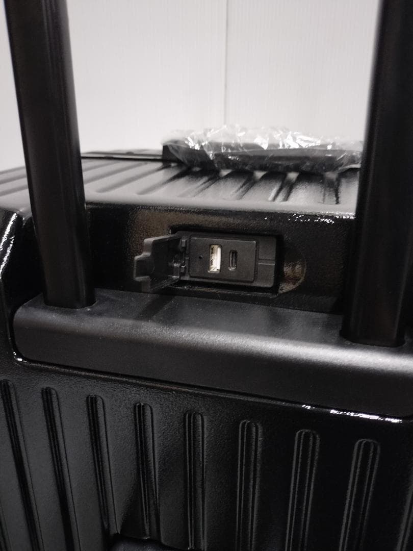 [GGQAAA]トロリースーツケース 女性出張 留学用 Lサイズ (Black)