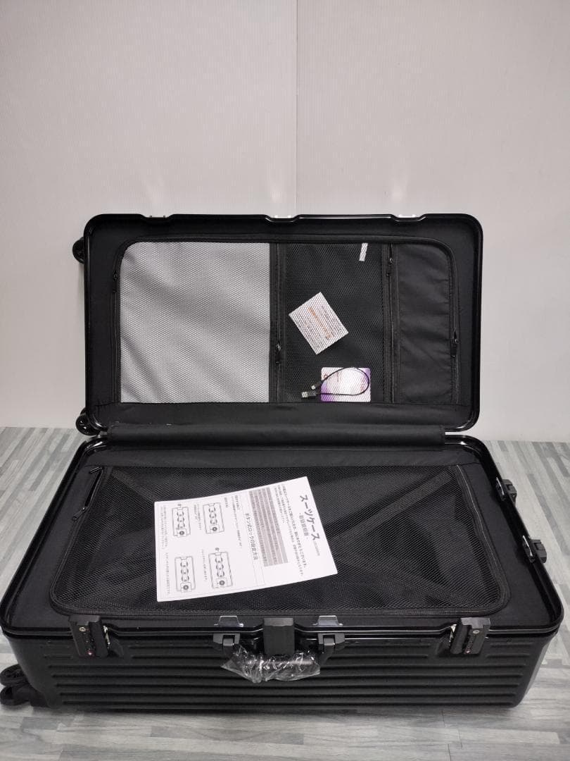 [GGQAAA]トロリースーツケース 女性出張 留学用 Lサイズ (Black)