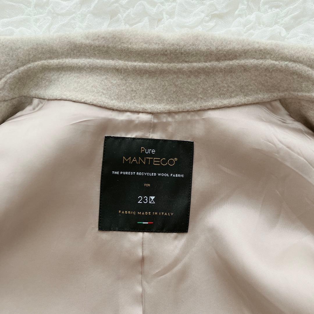 23区　24AW MANTECOPureリバー ロングコート　38 ベージュ