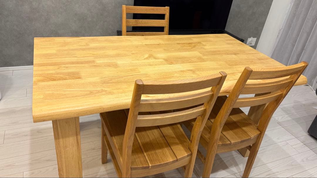 【売り切り価格】2/6までの限定出品 ナチュラルウッドダイニングセット