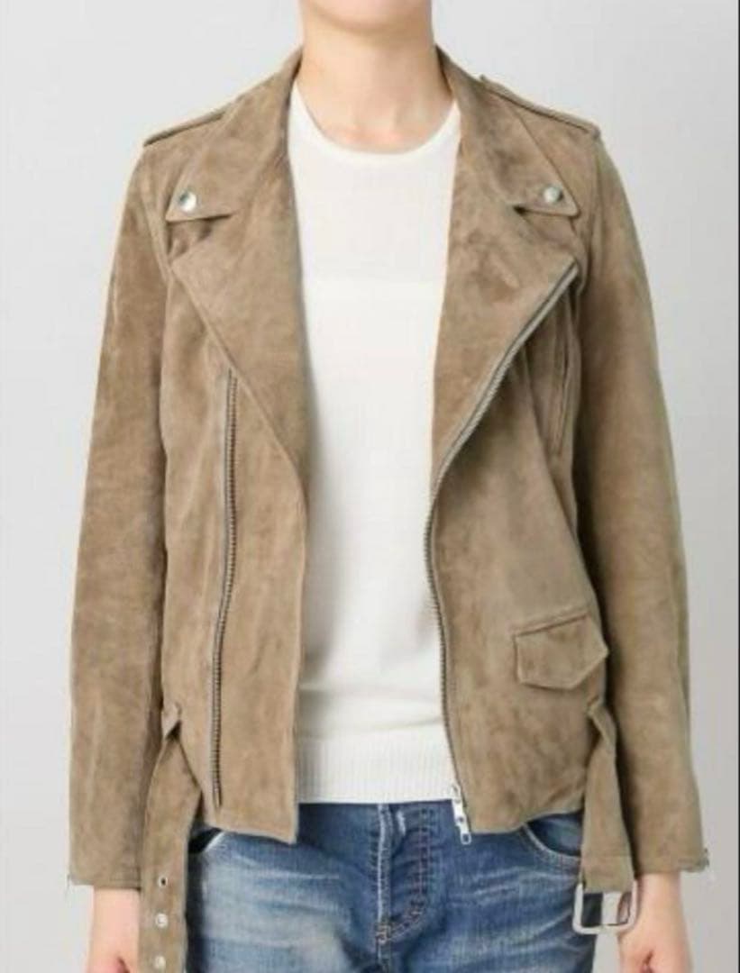 ジャケット・アウター L'Appartement Lisiere Goat Suede Riders