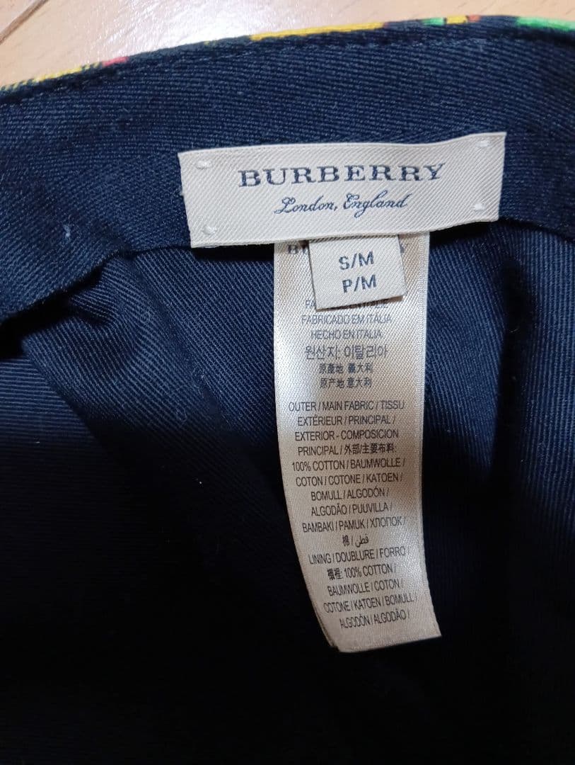 BURBERRY　バーバリー　キャップ　美品