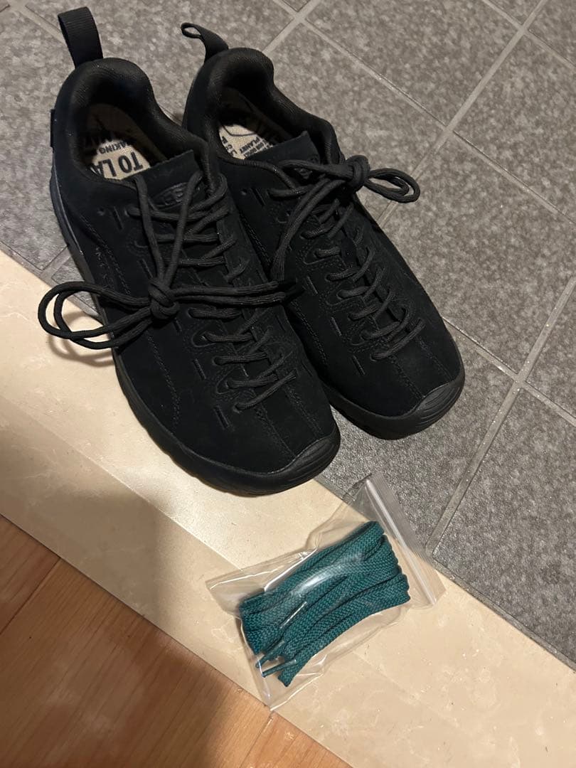 KEEN ジャスパー　ウォータープルーフ　1029647 ブラック 24cm