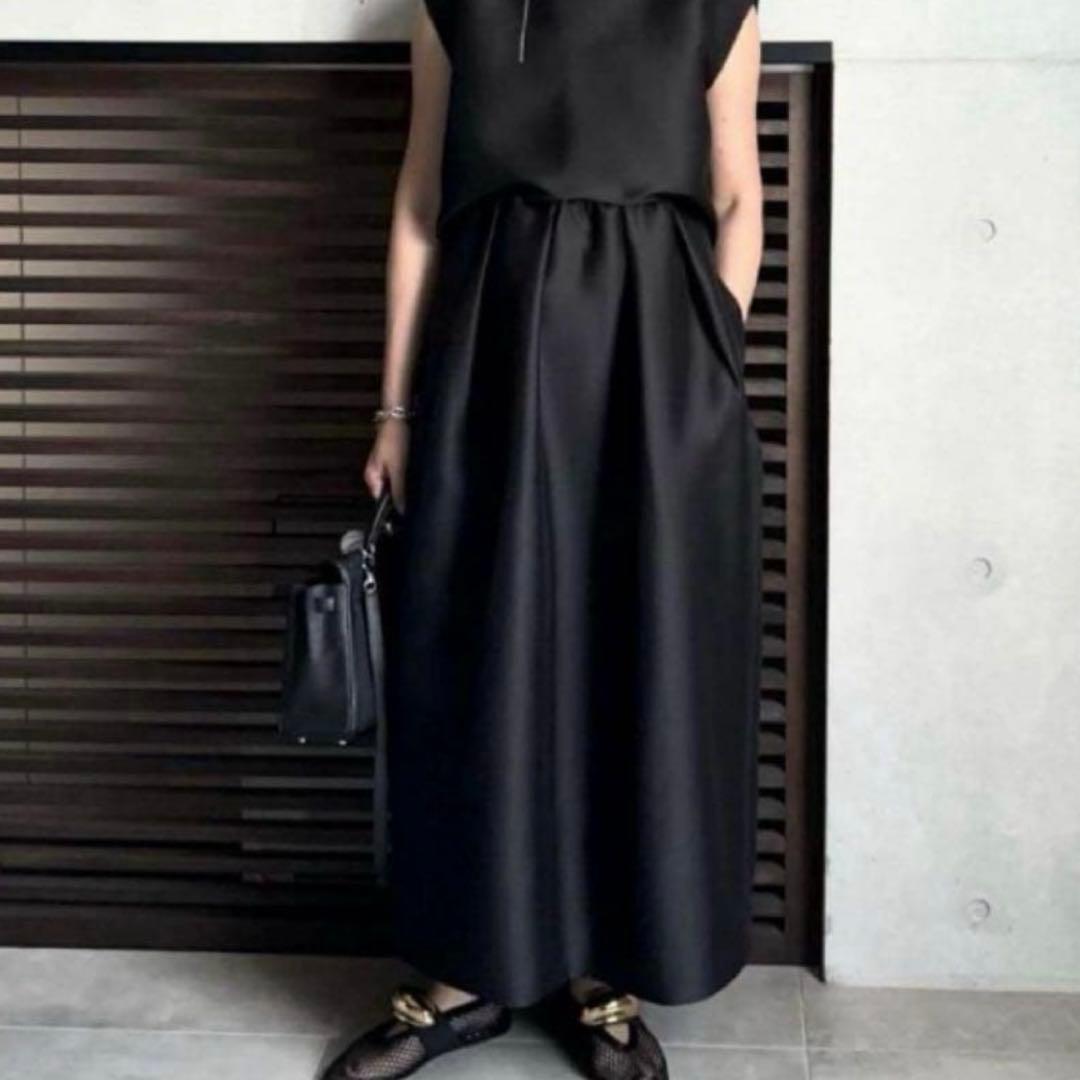 LOHEN ローヘン　ブライトダブルクロスバレルスカート