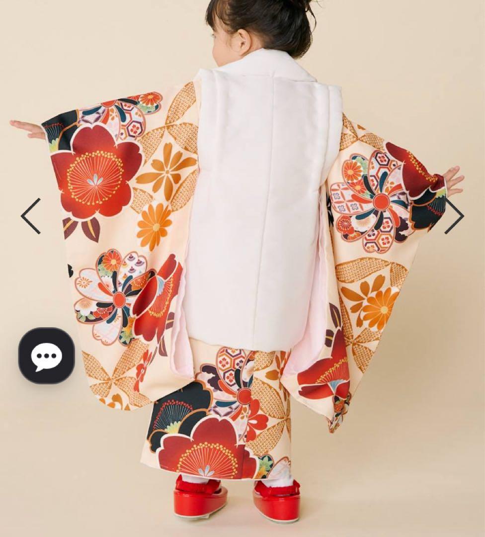 七五三 3才 被布セット 桜に七宝