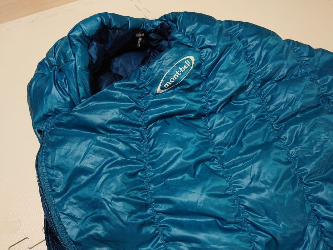 美品 モンベル Down Hugger 650 #3 R/zip 寝袋