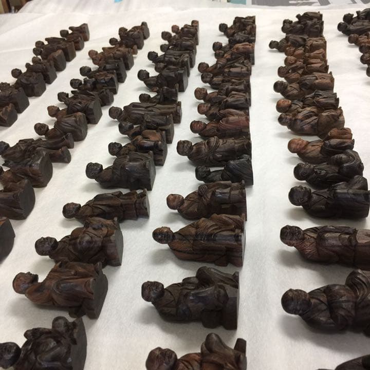 108羅漢    黒檀