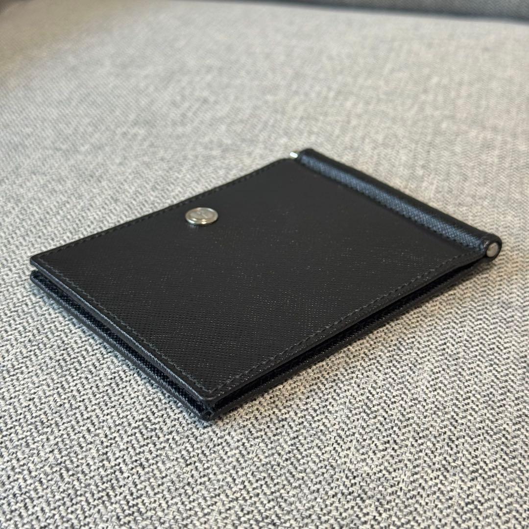 dunhill ダンヒル マネークリップ サフィアーノレザー