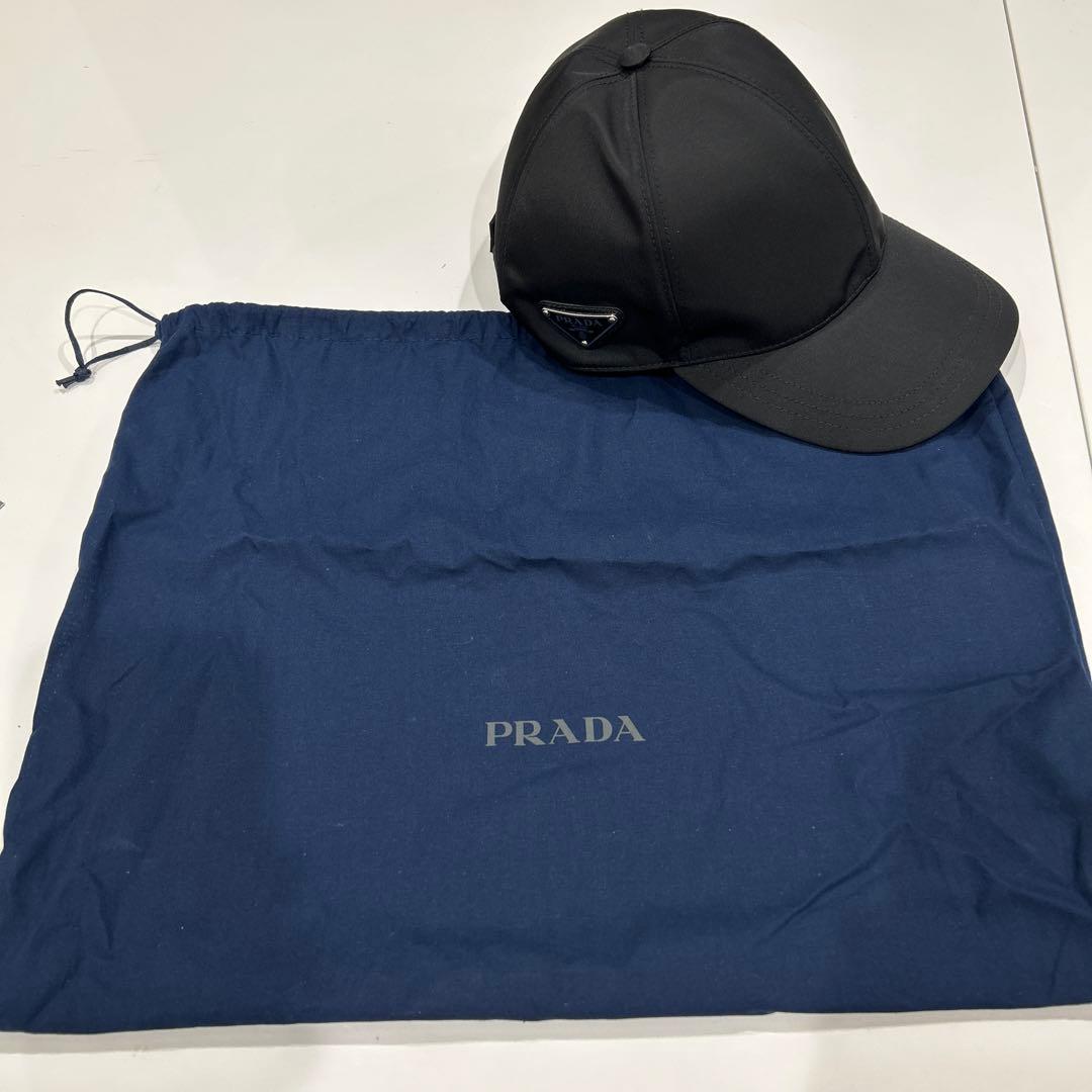 プラダ　レディースキャップ PRADA Re-Nylon ベースボールキャップ