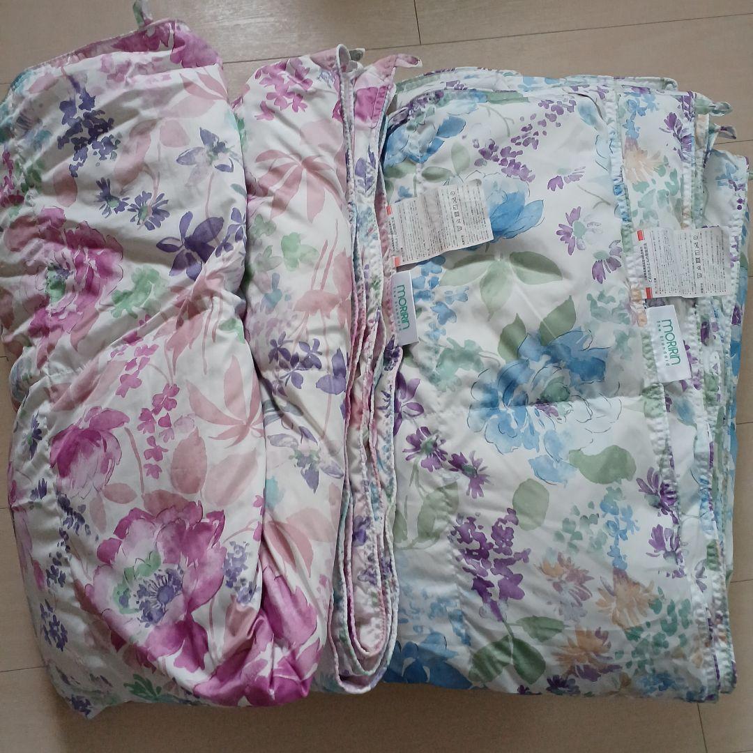 モリリン　羽毛肌掛け布団　2枚組セット