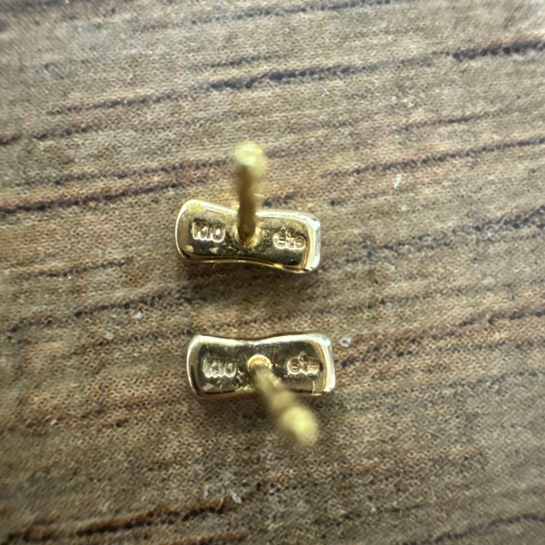 ete ゴールドk10ピアス【キャッチなし】【箱なし】