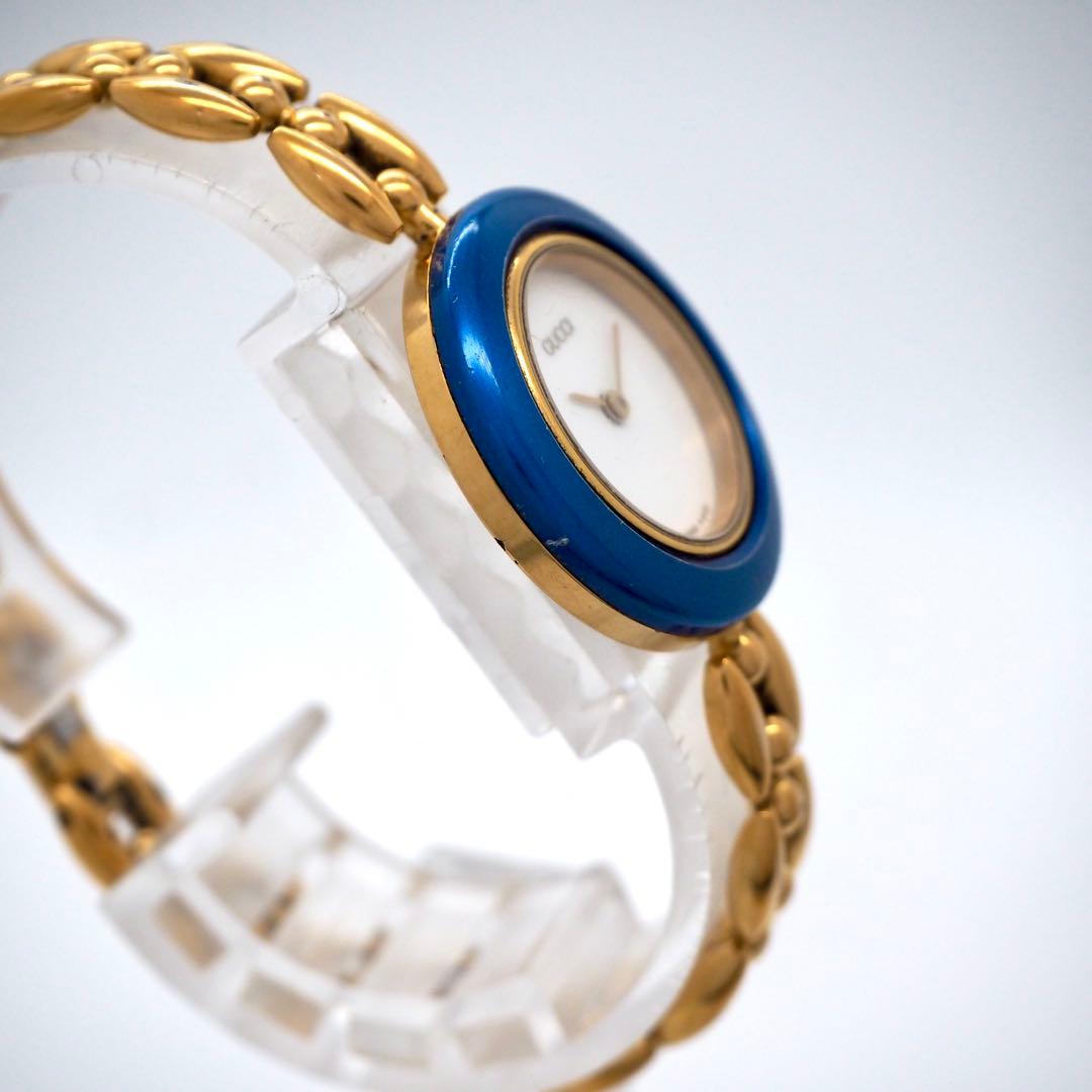 321 GUCCI レディース 時計 チェンジベゼル ゴールド ブルー　希少