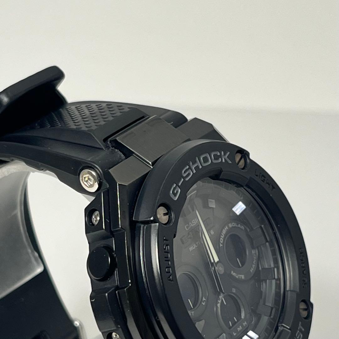 美品✨ G-SHOCK GST-W300G 電波ソーラー メンズ腕時計 ブラック