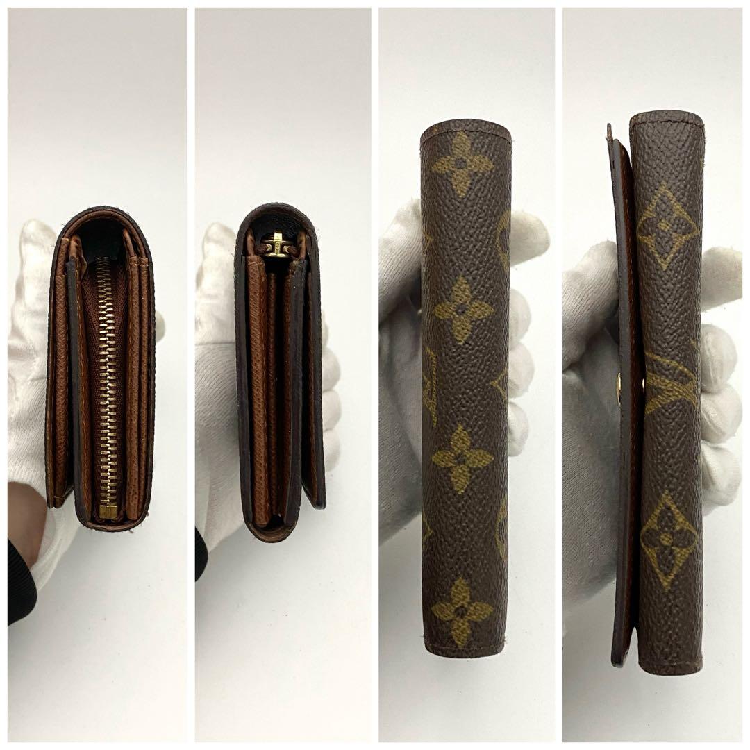 ルイヴィトン　モノグラム　ポルトモネビエ　トレゾール　折り財布