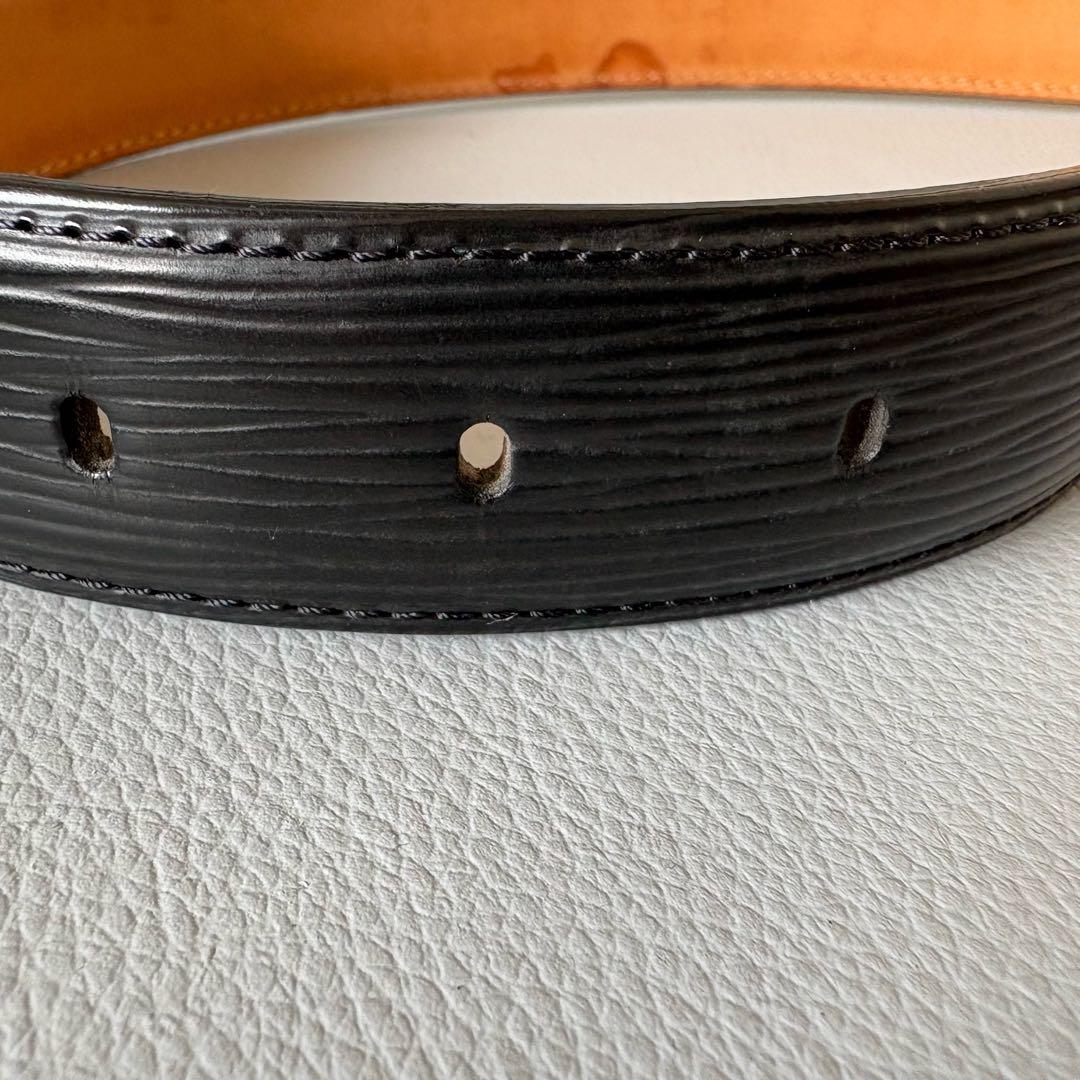 LOUIS VUITTON エピ サンチュール エリプス ベルト ノワール 黒