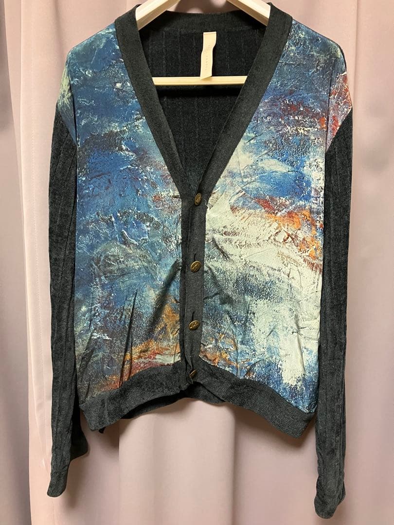 トップス shinyakozuka massive silk scarf cardigan