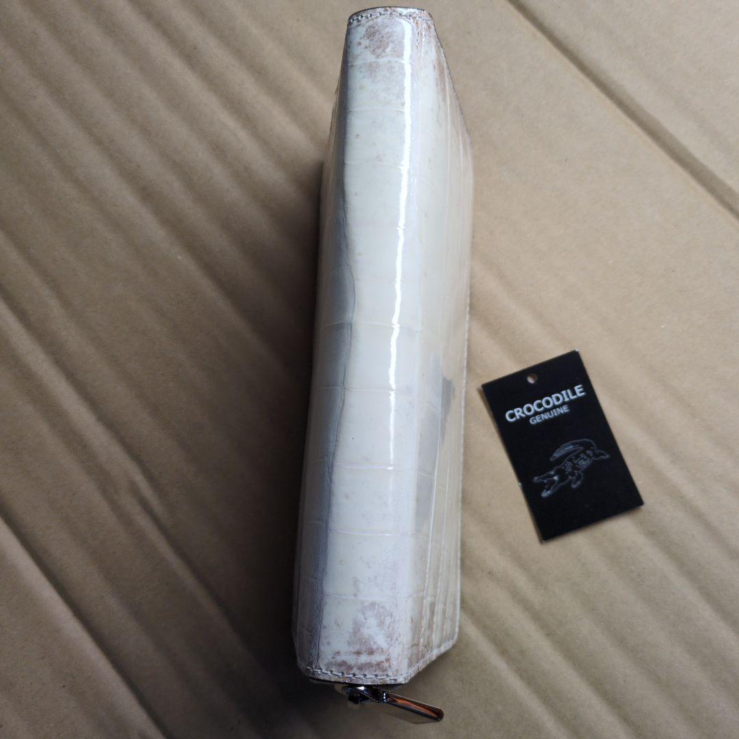 未使用ヒマラヤクロコダイルラウンド長財布