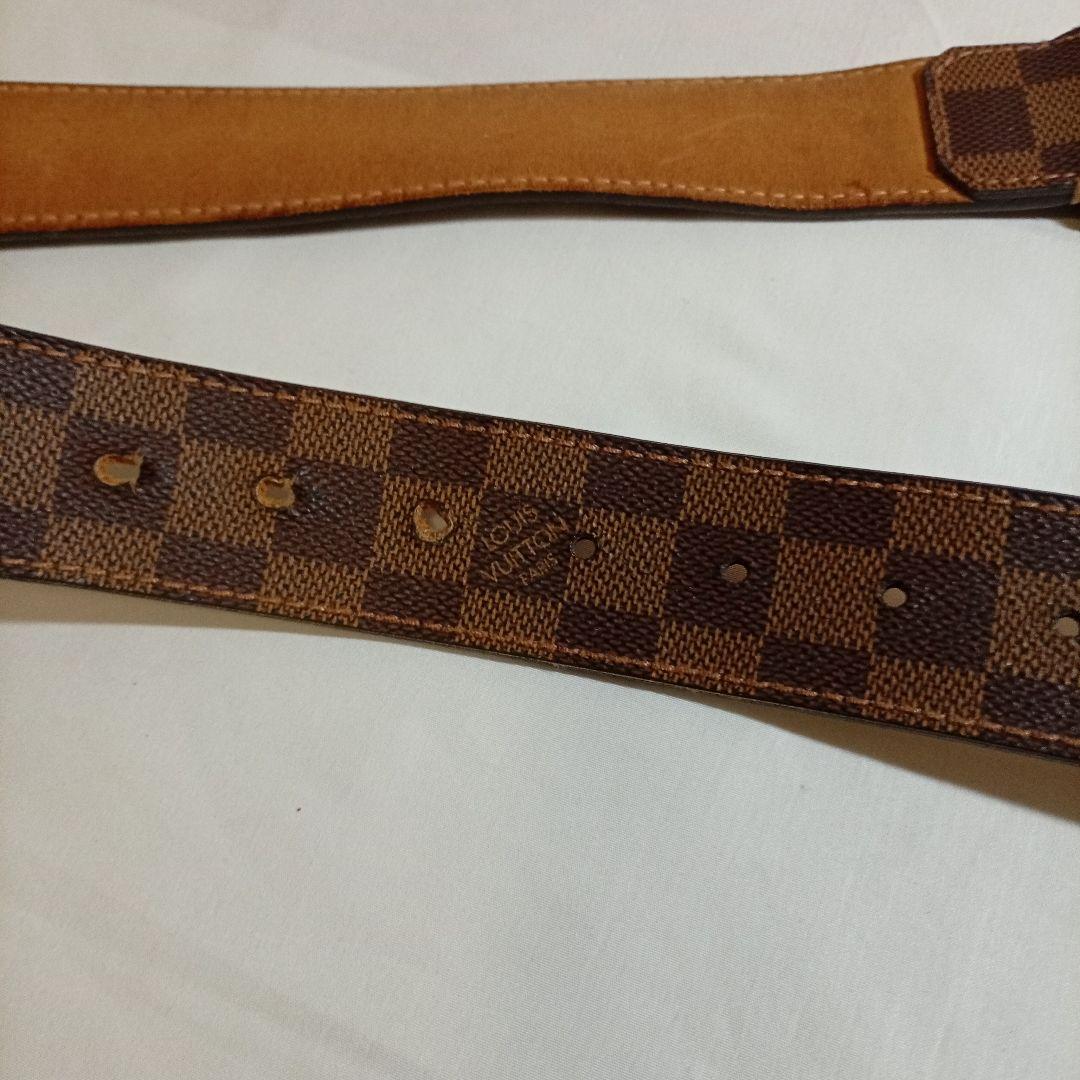 LOUISVUITTON ルイヴィトン ダミエ レザーベルト メンズブランド