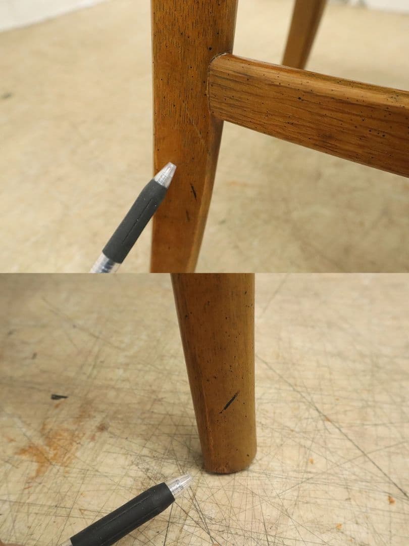 カリモク最高峰【ドマーニ】モーガントン・ダイニングチェア②本革・ライトコニャック