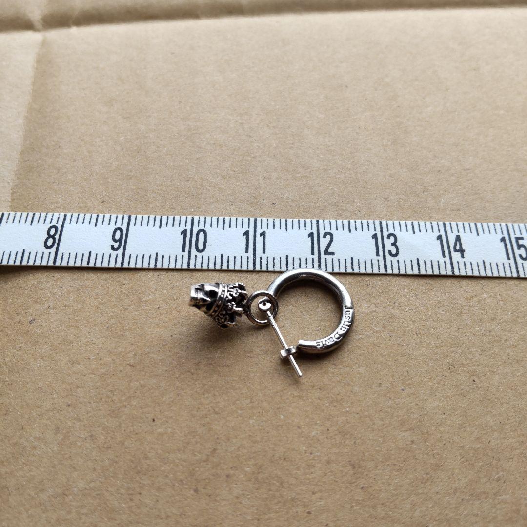 ジャスティンデイビス　ピアス Justin Davis スカル ドクロ フープ