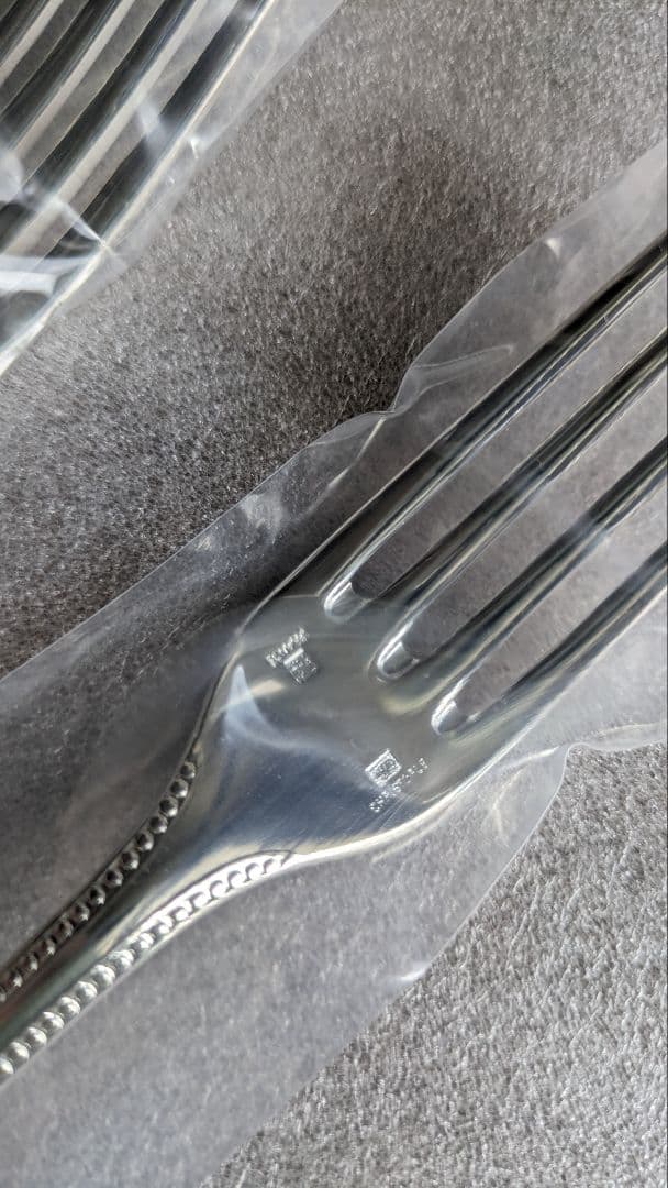 クリストフル　スタンダードディナーフォーク　パール　2本セット