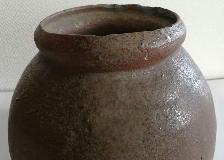 丹波焼　小壺