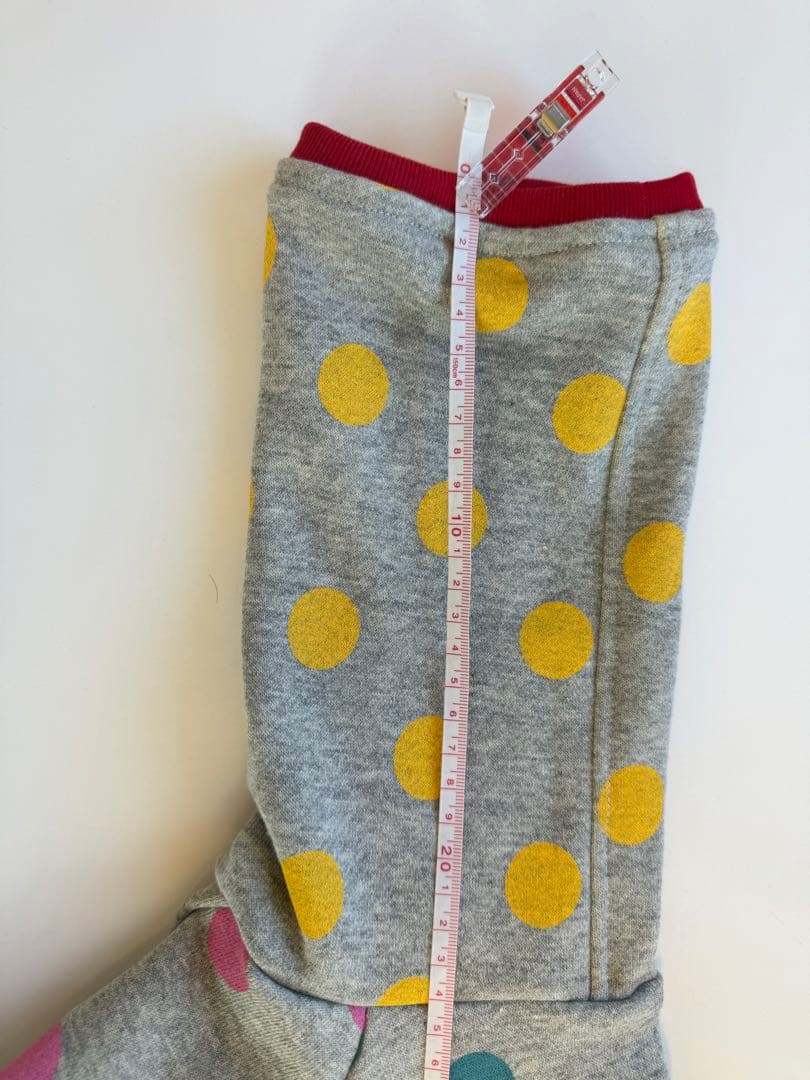 カラフルドットのロンパース① イタグレ服　犬服　ハンドメイド