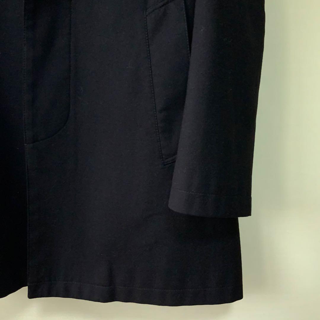Mackintoshマッキントッシュ ステンカラーコート38ウール ブラック英国