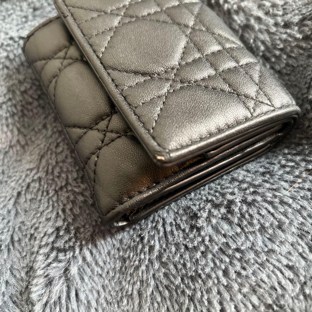 Dior 三つ折財布 ロータスウォレット ブラック 即日発送