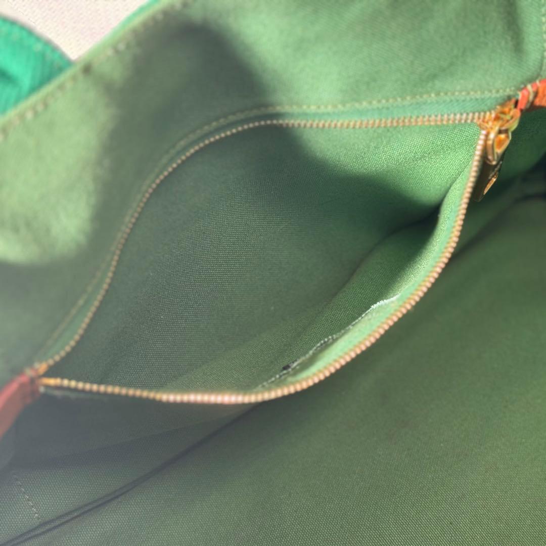 PRADA プラダ カナパ L トートバッグ グリーン