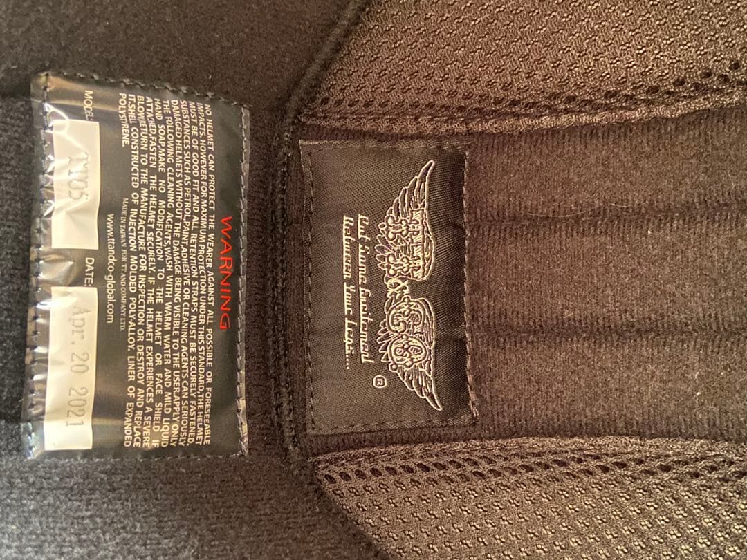 TT＆COジェットヘルメット マットブラック インカム付き