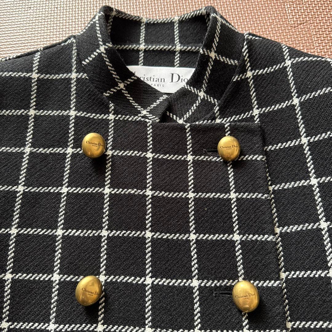 24AW DIOR ショートスリーブジャケット　黒36