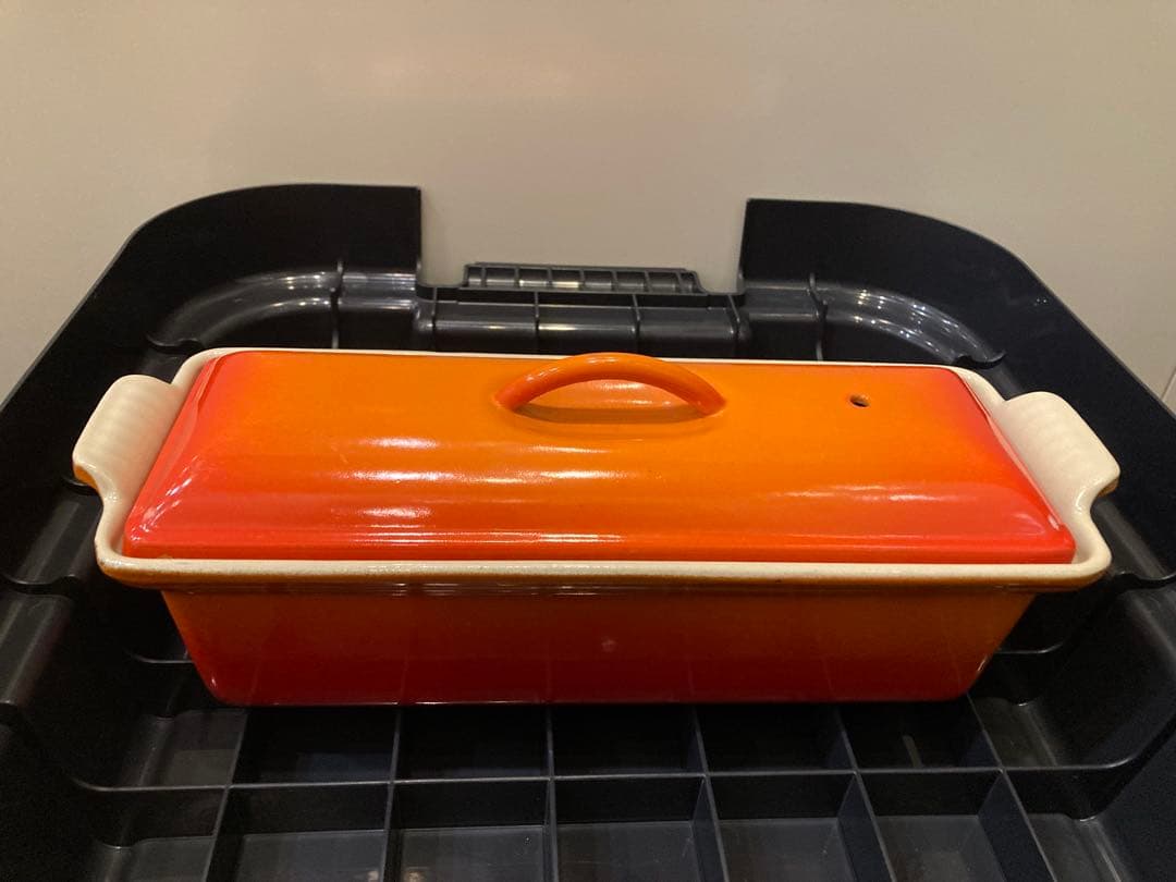 LE CREUSET テリーヌ型 28cm オレンジ レクタ