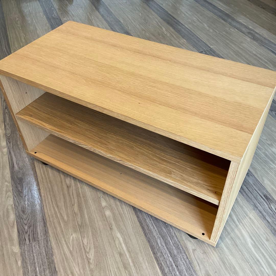 【無印良品】　スタッキングキャビネット 幅82.5cm 基本セット オーク材