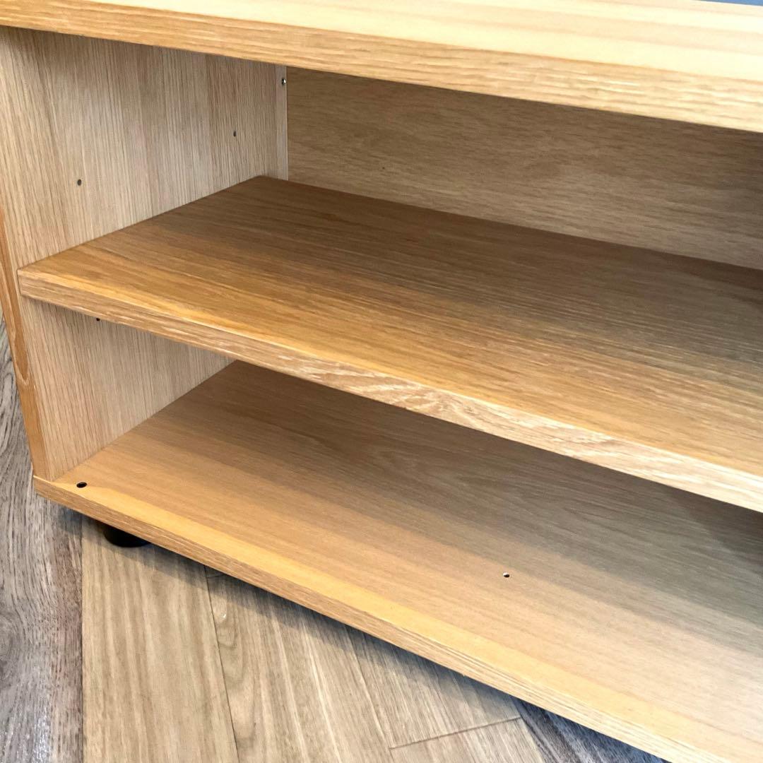 【無印良品】　スタッキングキャビネット 幅82.5cm 基本セット オーク材