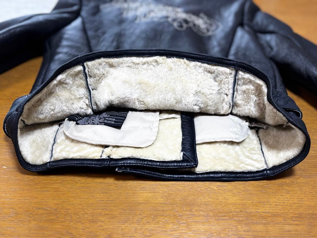 【新春SALE】Harley-Davidson リアルムートンジャケットM 女性