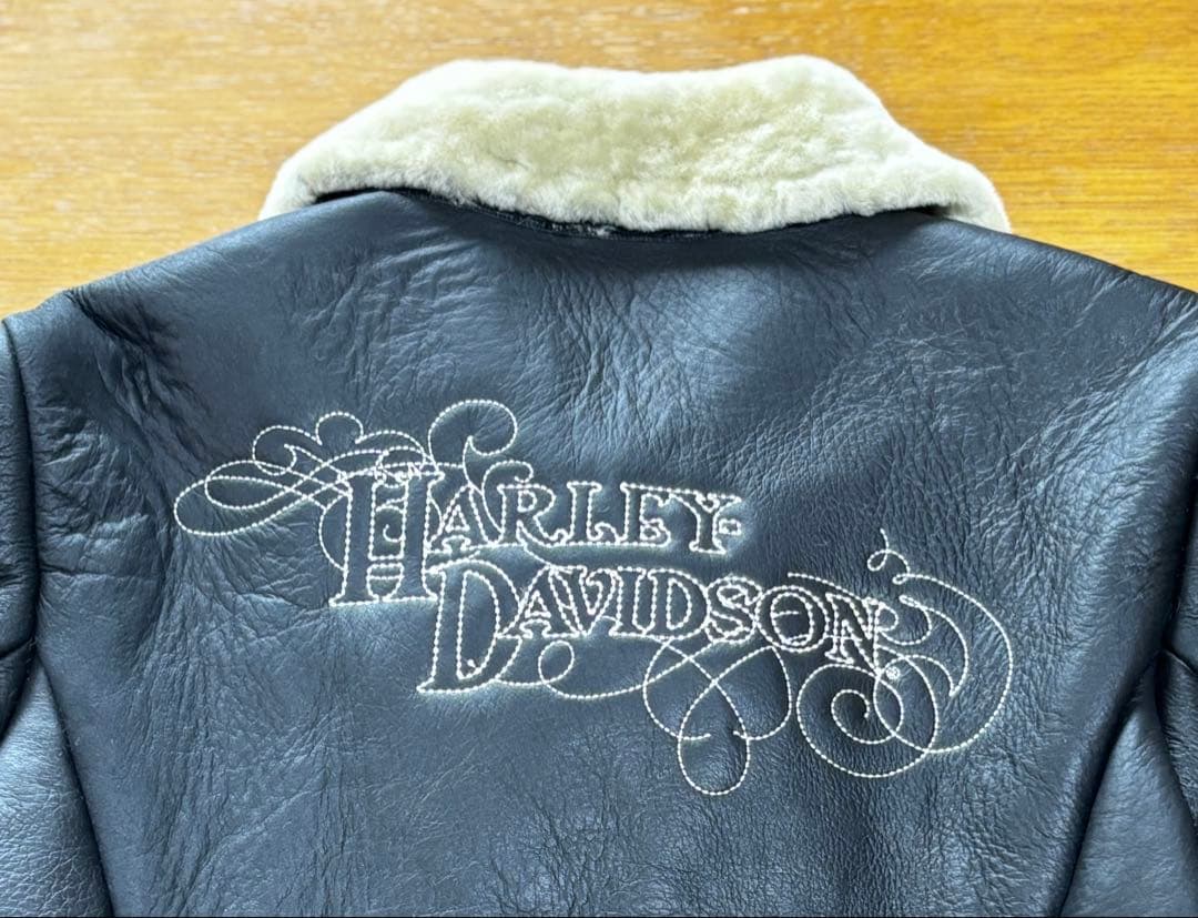 【新春SALE】Harley-Davidson リアルムートンジャケットM 女性