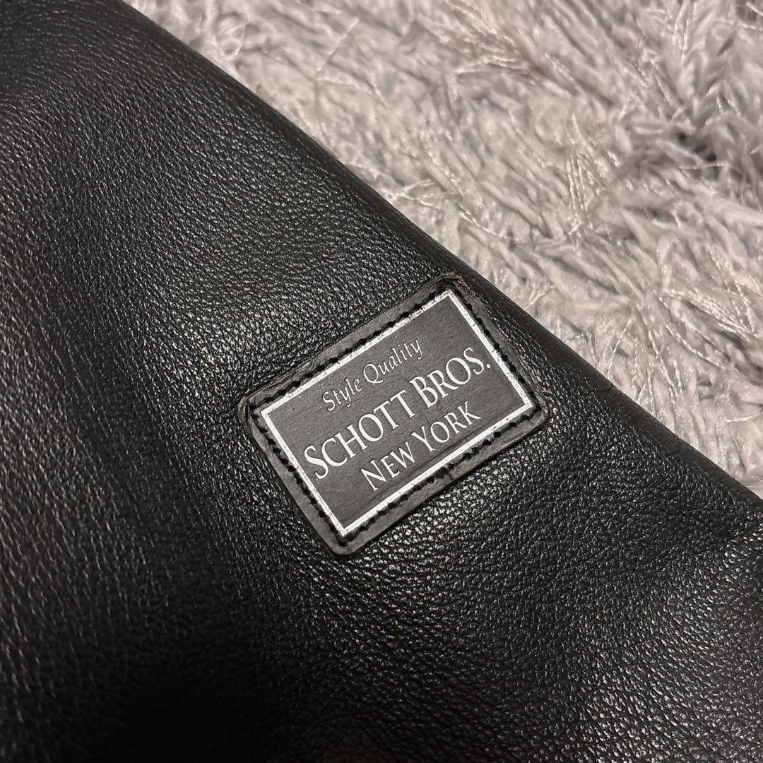 Schott(N-1ゴートレザーデッキジャケット L)