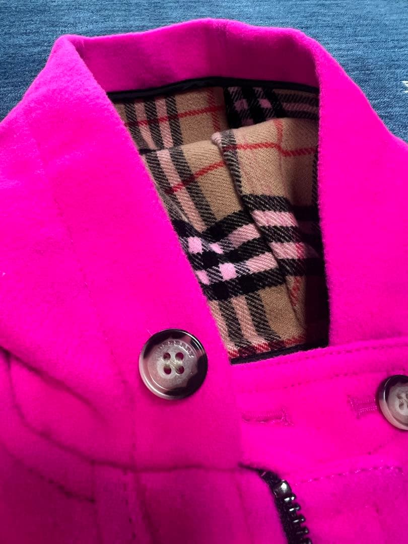 BURBERRY バーバリーダッフルコート　ノバチェック キッズ 140 10Y