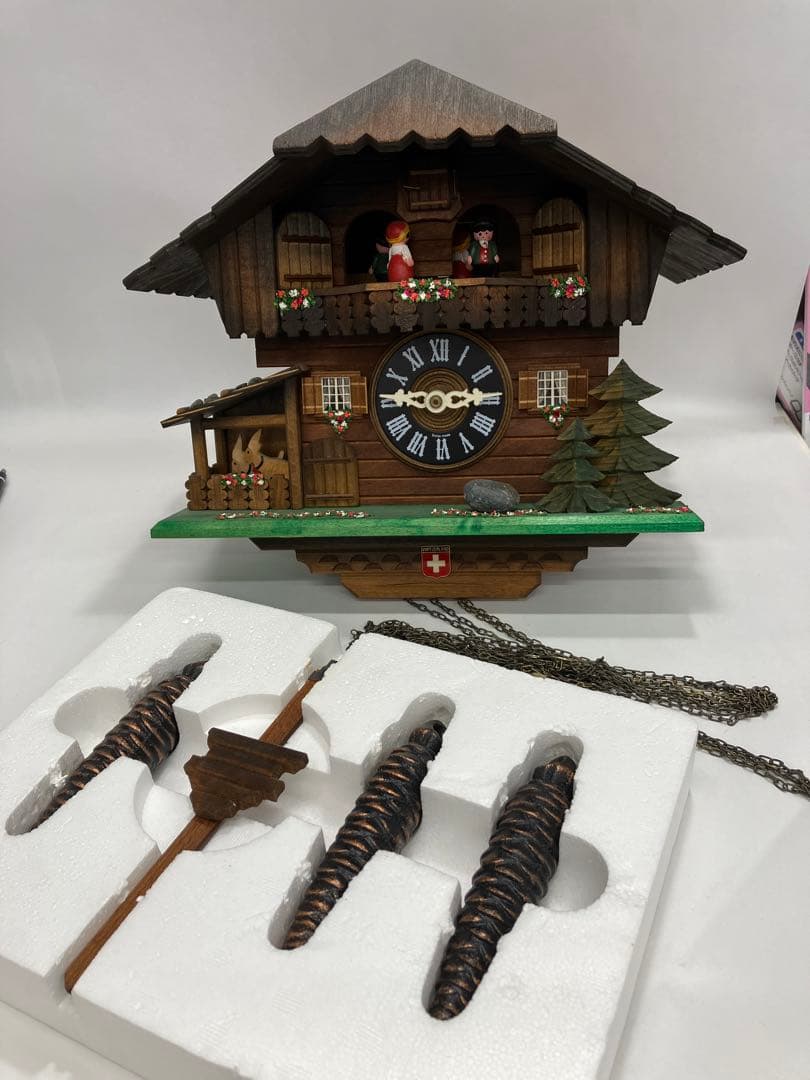 レッチャー からくり時計 カッコー時計