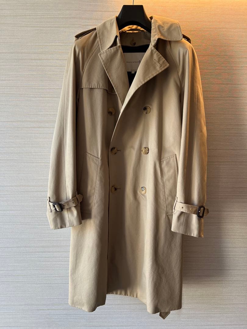 【美品】マッキントッシュ トレンチコート ベージュ 36