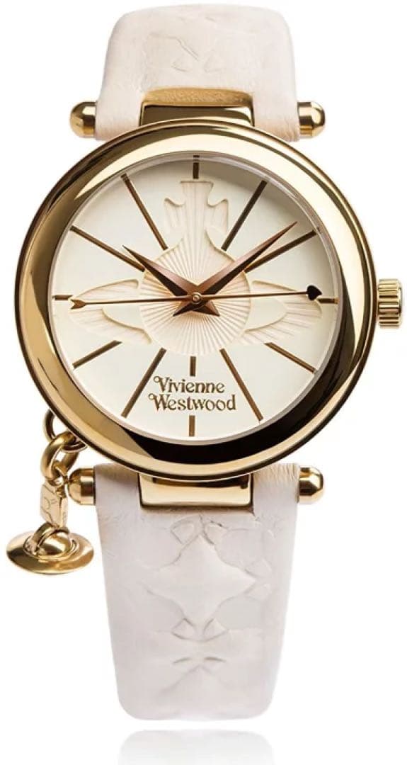 Vivienne Westwood 腕時計 クォーツ ホワイト/ゴールド