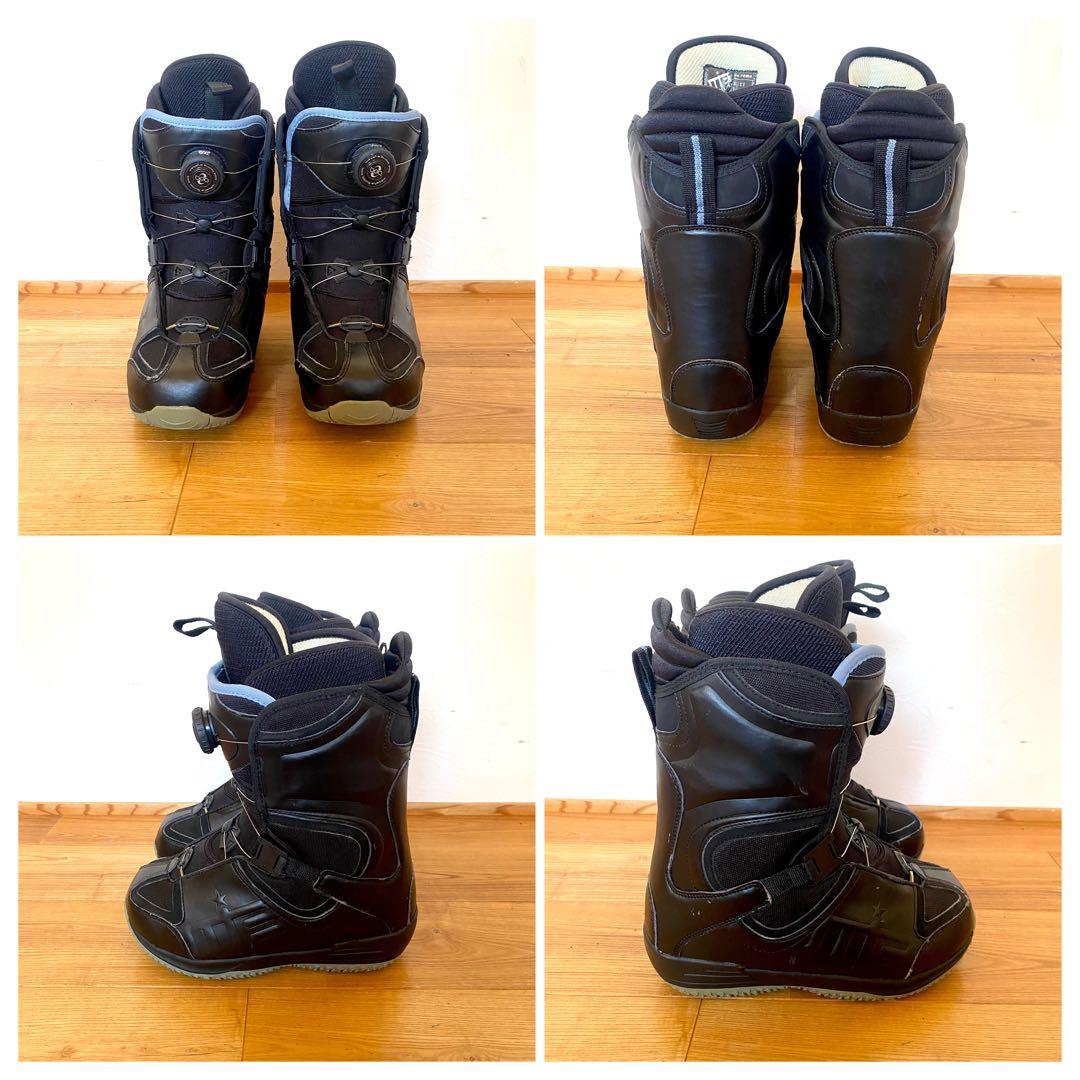 スノボ4点セット ボード 138cm ブーツ 23cm ビンディング ケース
