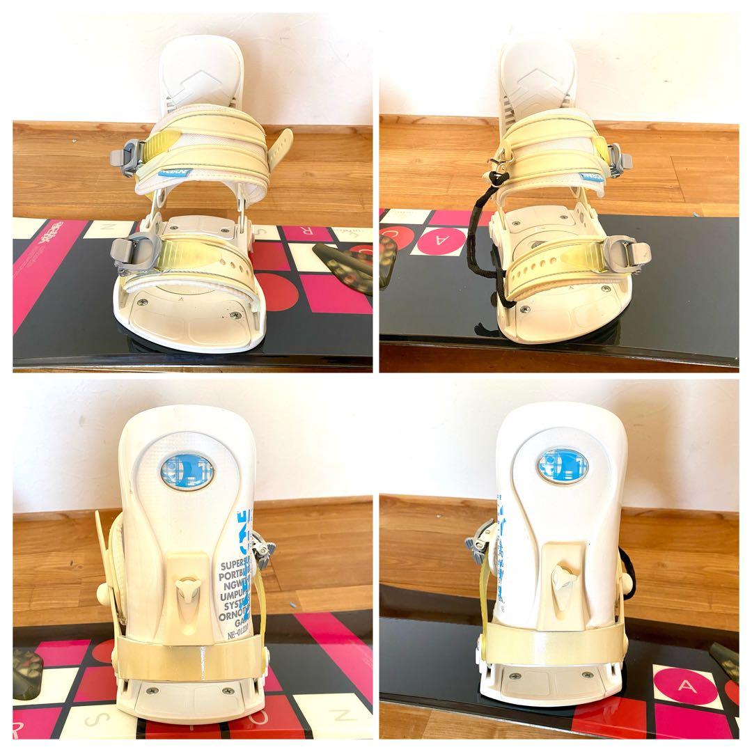 スノボ4点セット ボード 138cm ブーツ 23cm ビンディング ケース