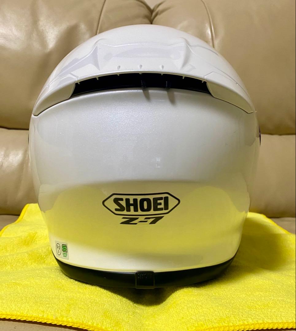 SHOEIZ-7 フルフェイス ヘルメット【美品】ホワイト Sサイズ 55cm