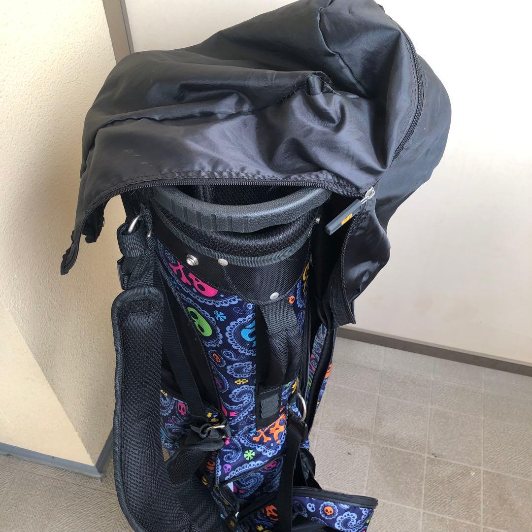 LOUDMOUTH カラフルスカルキャディバッグ