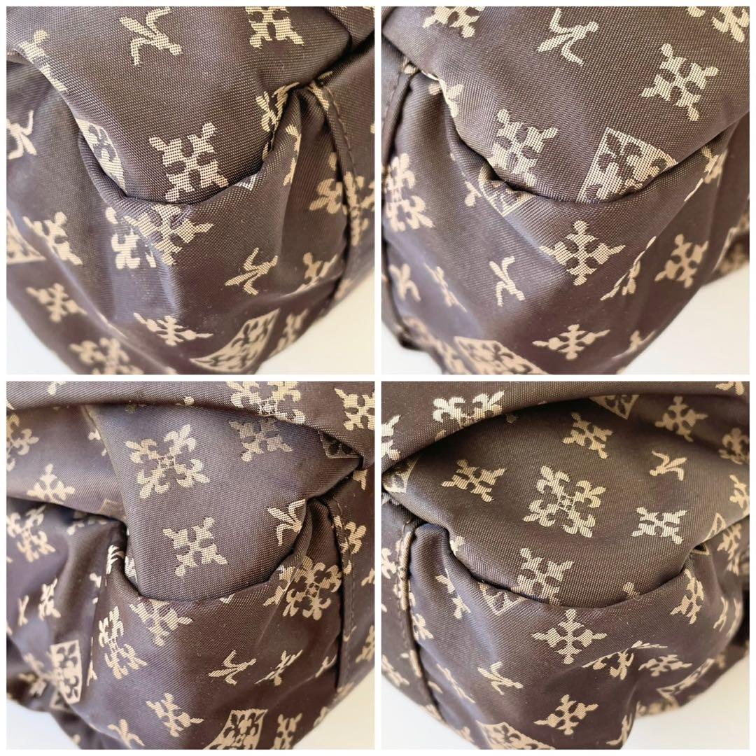 【極美品】russet トートバッグ ナイロン チャーム付き ラシット 軽量