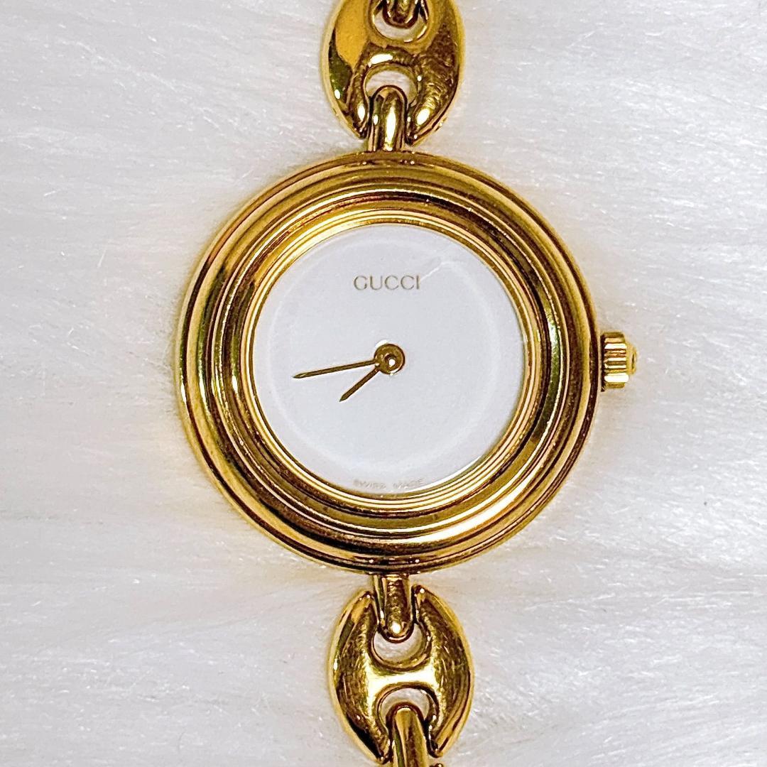 グッチ　電池交換済　11/12.2 チェンジベゼルウォッチ　6色チェーンウォッチ